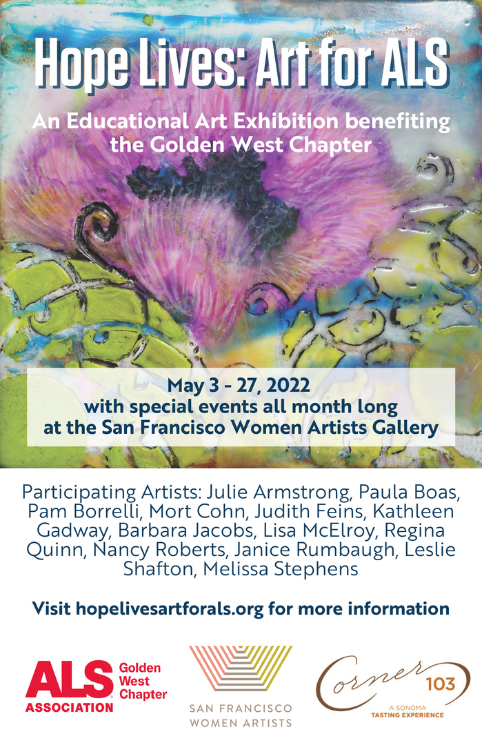 San Francisco Women Artists Gallery Seeks to Inspire Community Throughout May's ALS Awareness Month, San Francisco, California, United States