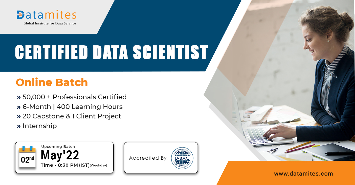 Data Science Course in Mumbai - May'22, Online Event
