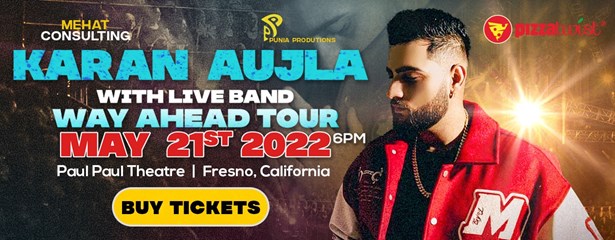 Karan Aujla Live Concert 2022 Fresno, CA, Fresno, California, United States