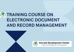 TRAINING COURSE ON ELECTRONIC DOCUMENT AND RECORD MANAGEMENT