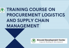 TRAINING COURSE ON PROCUREMENT LOGISTICS AND SUPPLY CHAIN MANAGEMENT