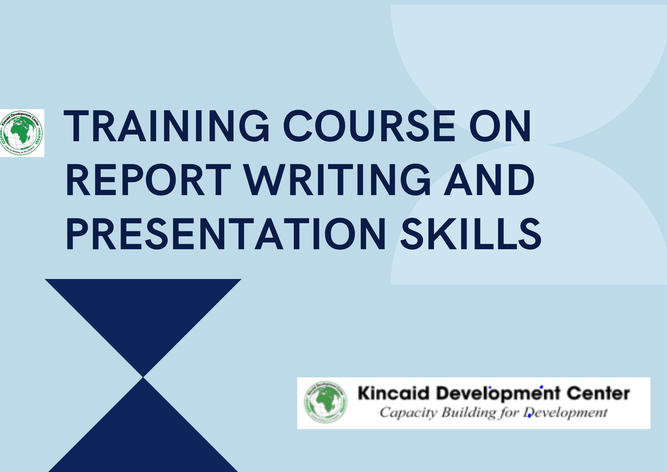 report writing and presentation skills