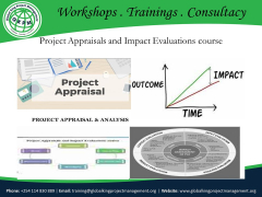 Project Appraisals and Impact Evaluations course