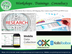 Research Design, ODK Mobile Data Collection, GIS Mapping, Data Analysis using NVIVO and SPSS Course