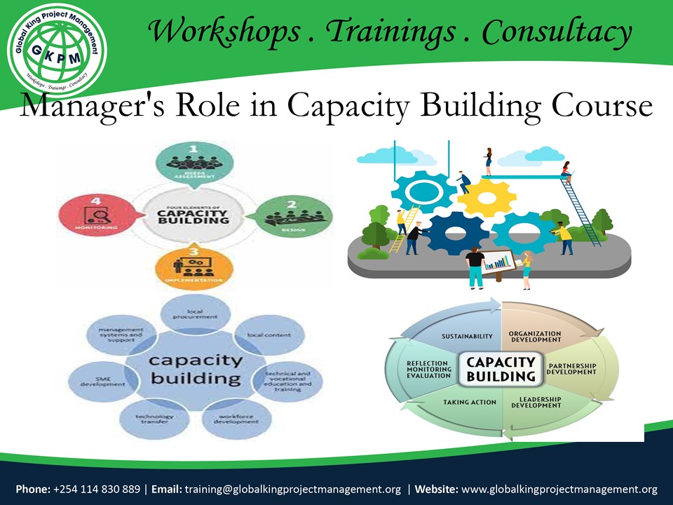 Manager's Role in Capacity Building Course, Nairobi, Nairobi County,Nairobi,Kenya