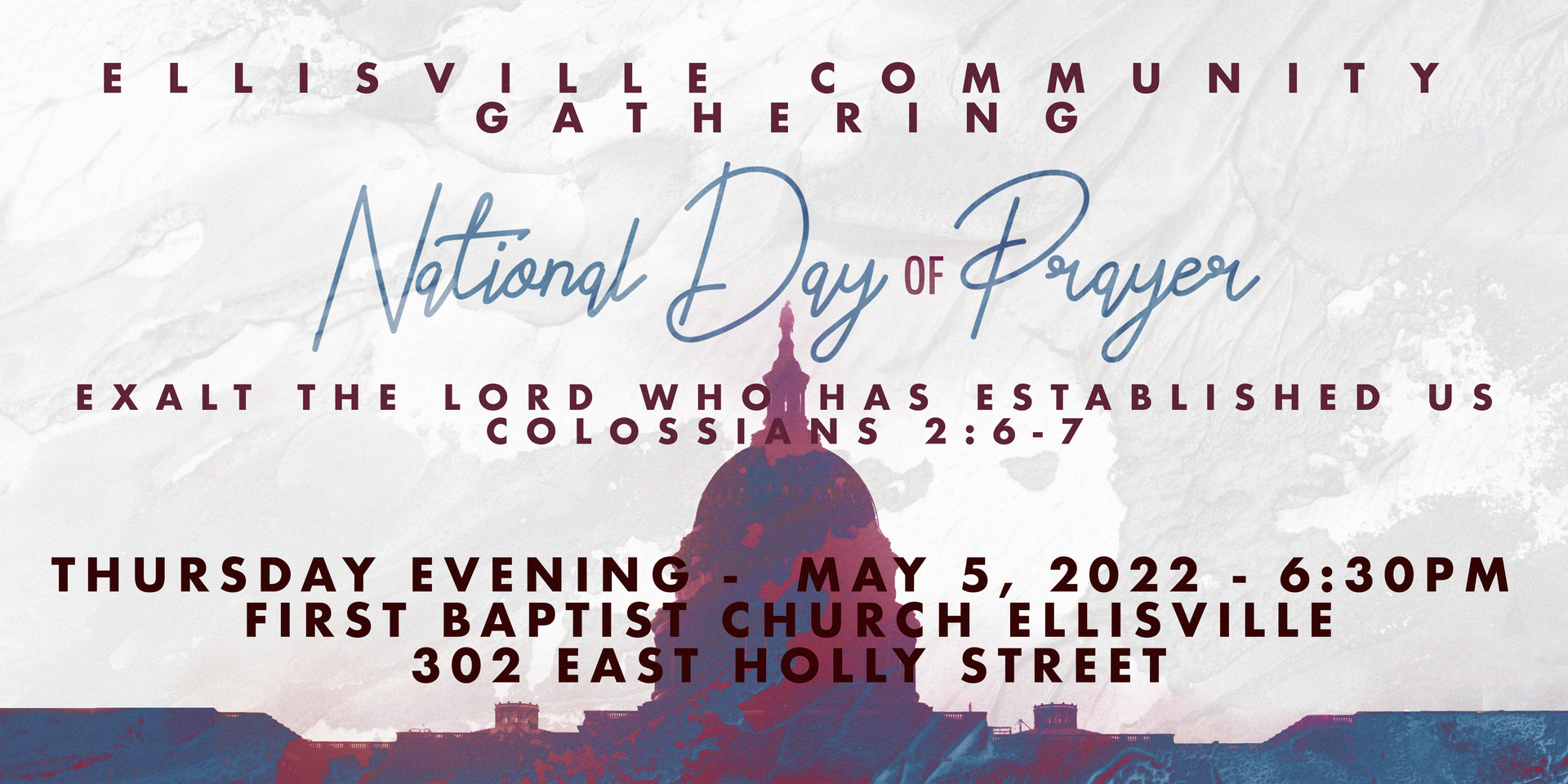 Ellisville Community National Day of Prayer Event, Ellisville, Mississippi, United States