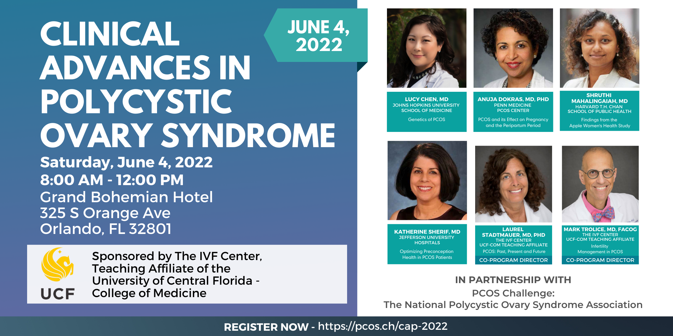 Clinical Advances in Polycistic Ovary Syndrome Symposium 2022, Online Event