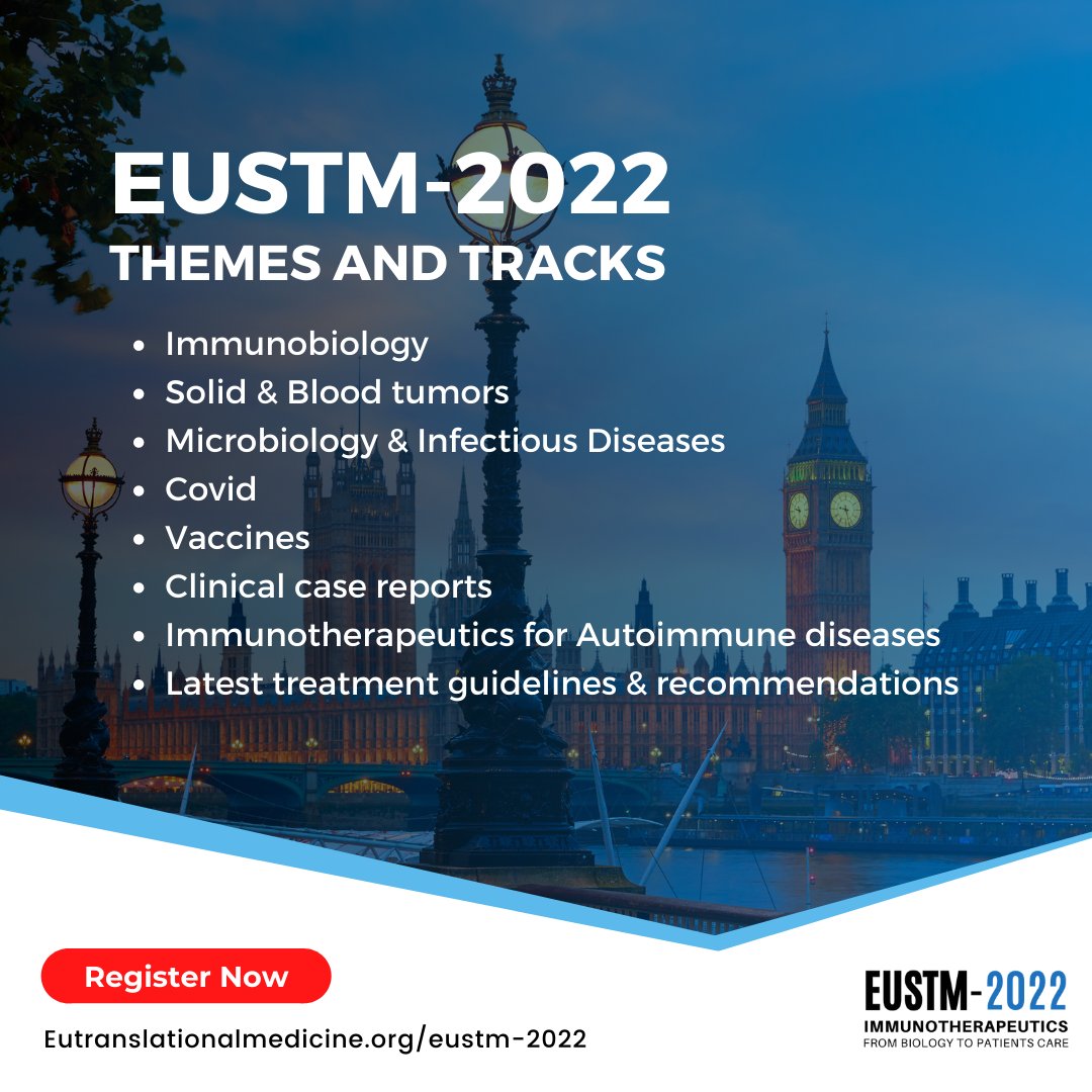 Immunotherapeutics | EUSTM-2022 From Biology to Patients Care, Online Event