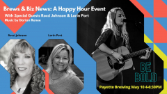 An iWIT Happy Hour Event featuring live music from Darian Renee with special guest Rocci Johnson