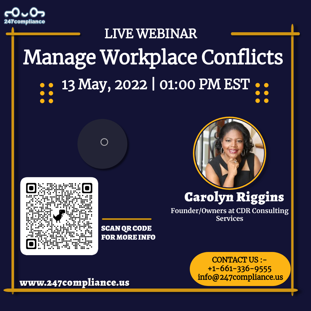 Manage Workplace Conflicts, Online Event