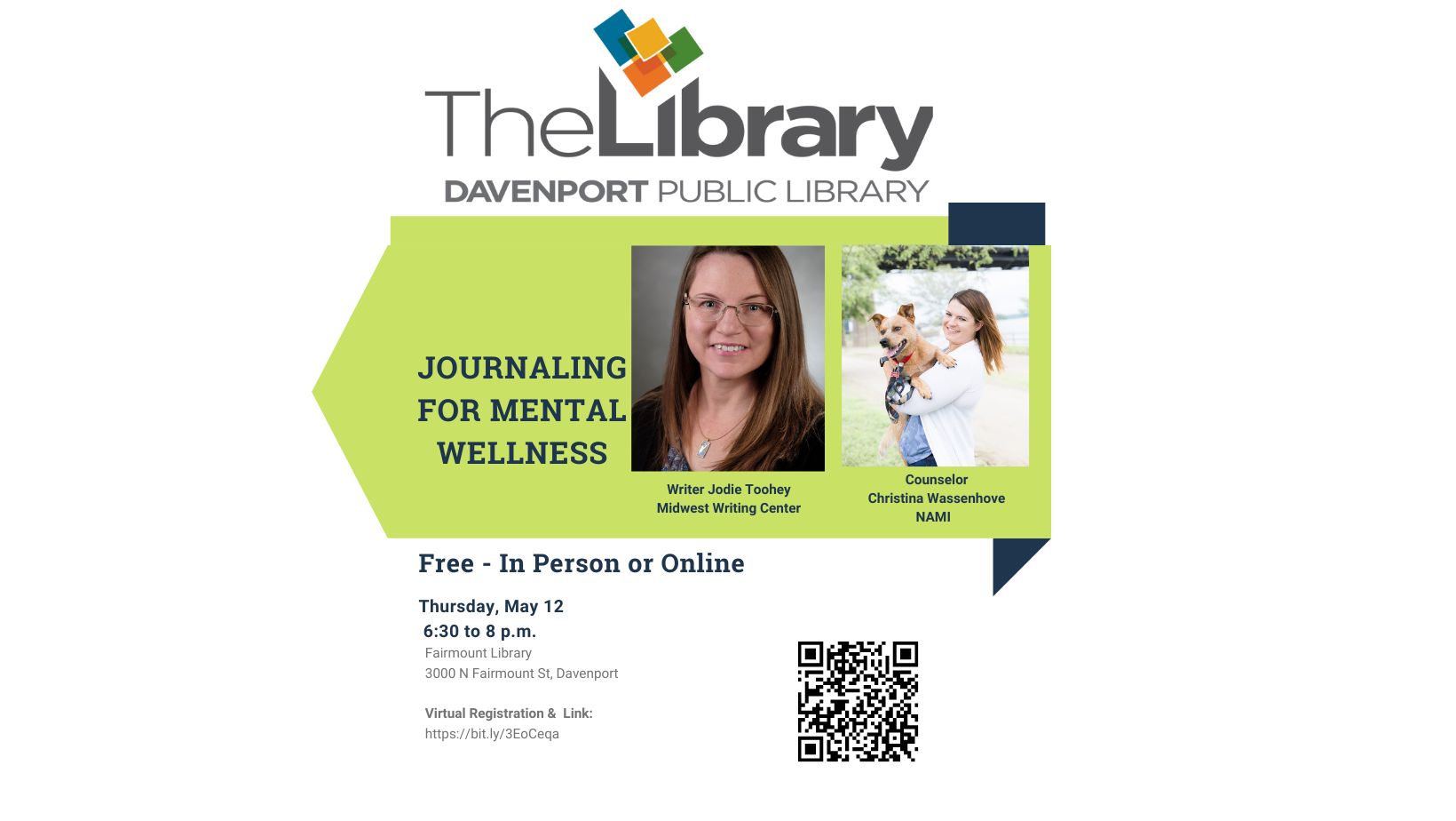 Journaling for Mental Wellness, Davenport, Iowa, United States