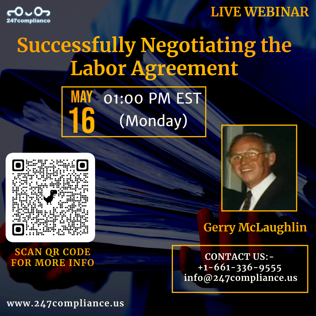Successfully Negotiating the Labor Agreement, Online Event