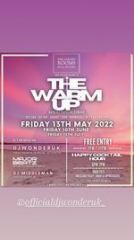DJWonder - The Warm Up Friday Night Session