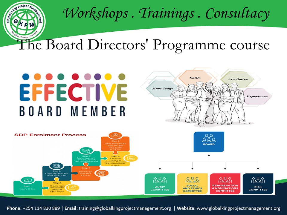 The Board Directors' Programme course, Nairobi, Nairobi County,Nairobi,Kenya
