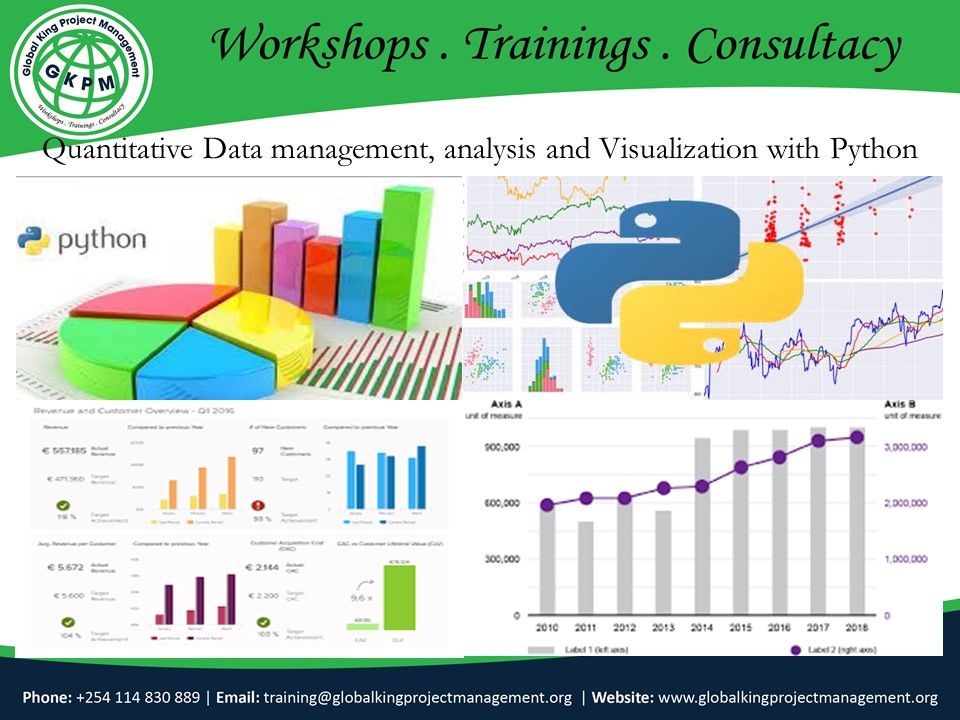 Quantitative Data management, analysis and Visualization with Python, Mombasa city, Mombasa county,Mombasa,Kenya