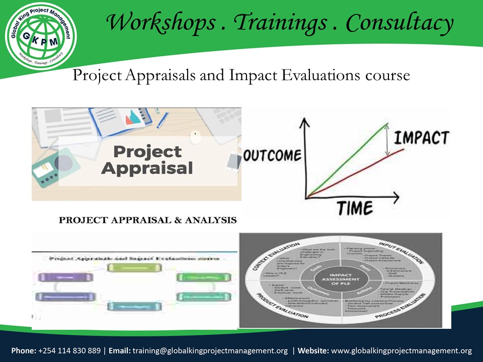 Project Appraisals and Impact Evaluations course, Mombasa city, Mombasa county,Mombasa,Kenya