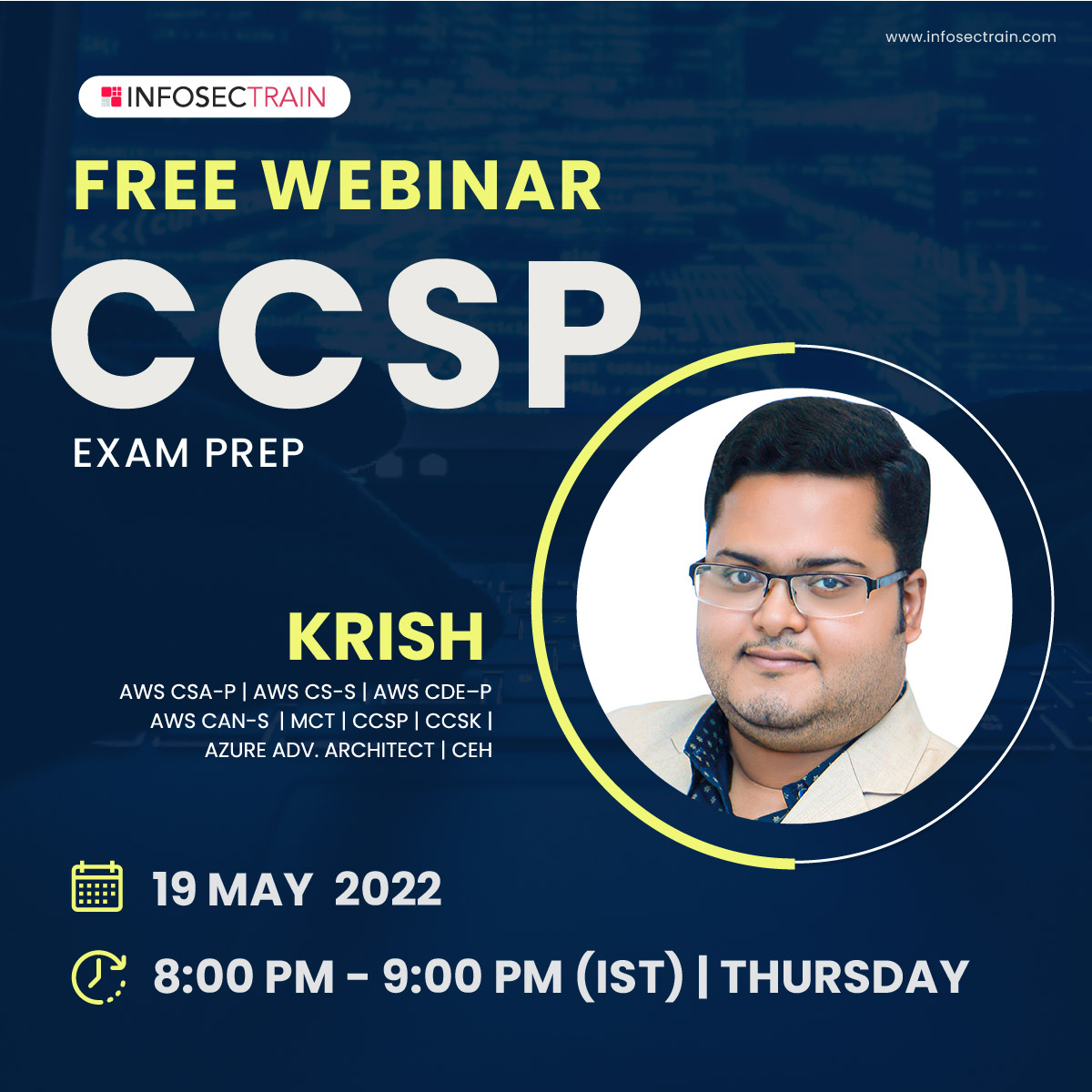 Free webinar on CCSP Exam Prep with Krish, Online Event