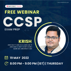 Free webinar on CCSP Exam Prep with Krish