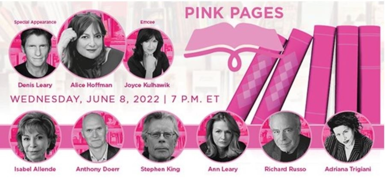 Stephen King, Alice Hoffman and many NYT bestselling authors come together virtually on June 8th, Online Event