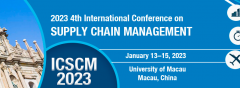 2023 4th International Conference on Supply Chain Management (ICSCM 2023)