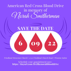 Blood Drive in Memory of Norah Smitherman