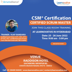 Certified Scrum Master Training (CSM)