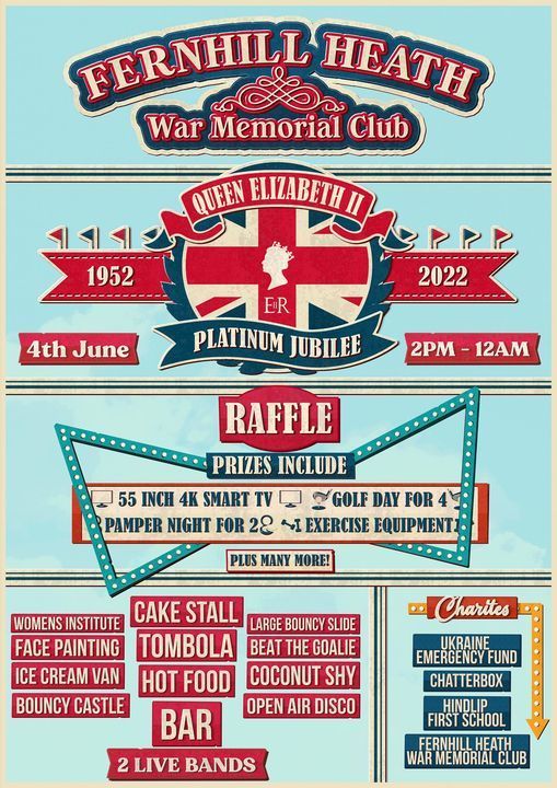 jubilee event, Fernhill Heath, England, United Kingdom