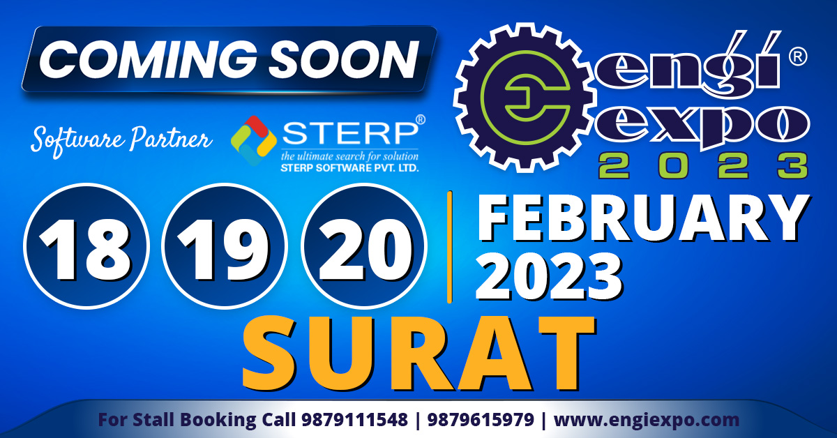 ENGIEXPO INDUSTRIAL EXHIBITION 2023, Surat, Gujarat, India