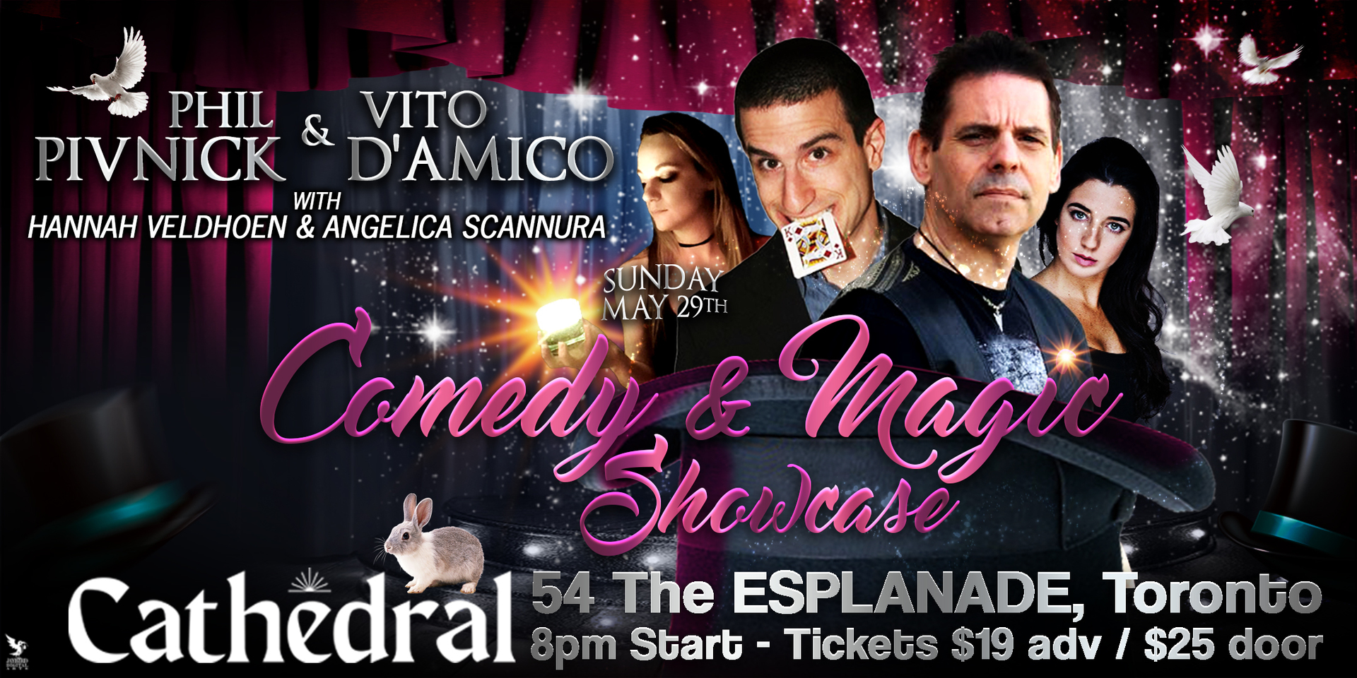 Comedy and Magic Showcase - Featuring Phil Pivnick and Vito D'Amico, Toronto, Ontario, Canada