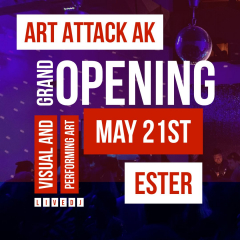 Art Attack AK Grand Opening May 21: A Celebration of Street Art featuring Naomi Hutchquist