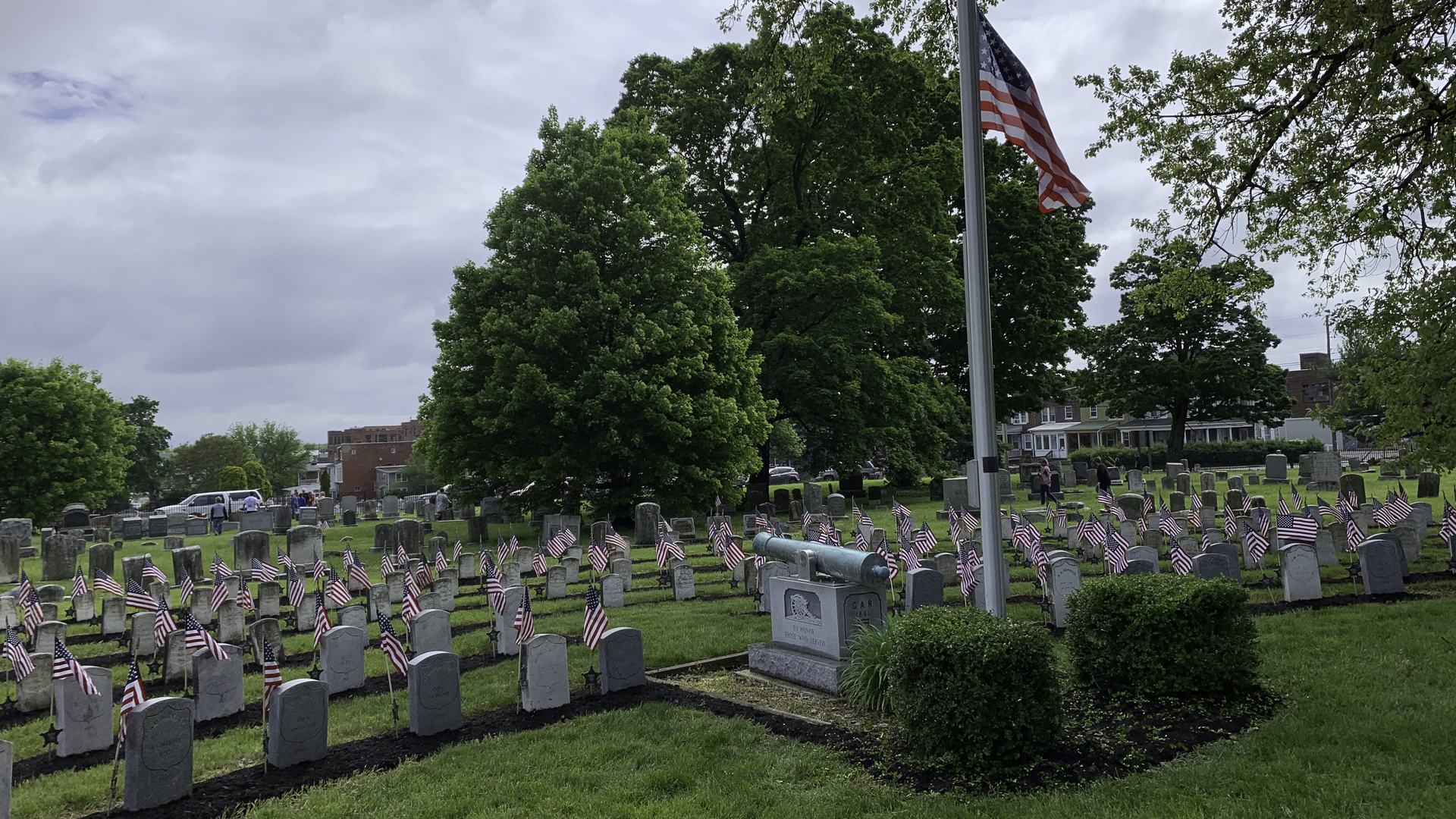Memorial Day Service at Lancaster Cemetery, Lancaster, Pennsylvania, United States