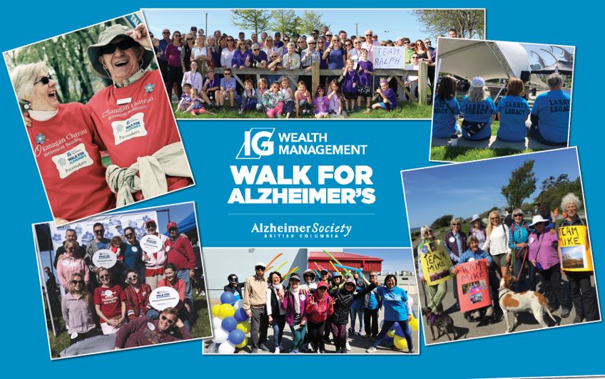 IG Wealth Management Walk for Alzheimer's, Burnaby, British Columbia, Canada