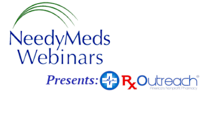 NeedyMeds presents: Rx Outreach - Making medications affordable. , Online Event
