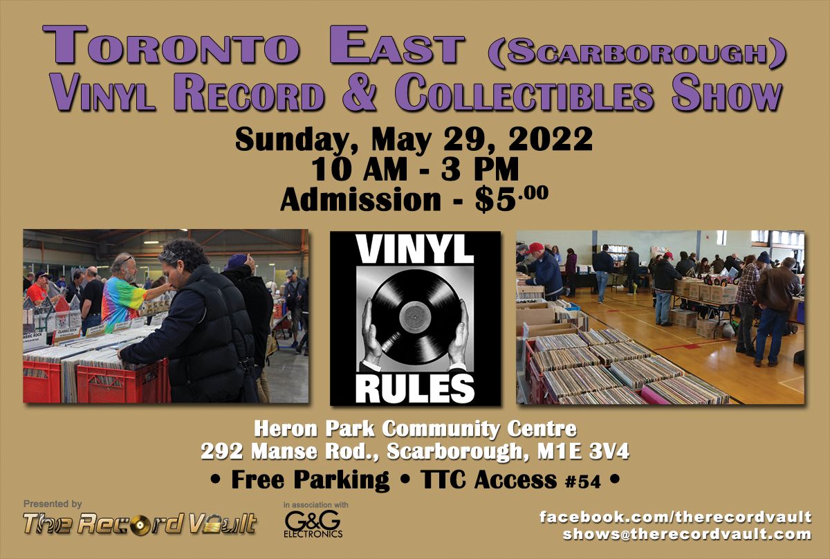 Toronto East Vinyl Record and Collectibles Show, Toronto, Ontario, Canada