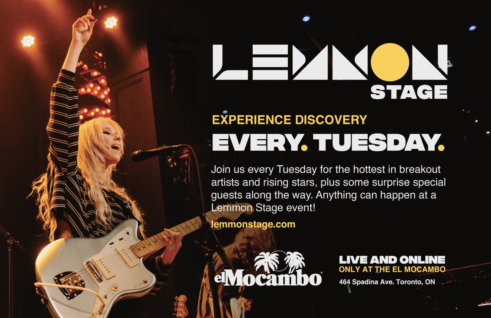 LEMMON STAGE MUSIC DISCOVERY SERIES, Toronto, Ontario, Canada