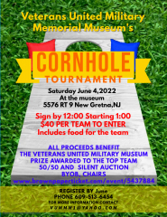 Third Annual Cornhole Tournament Museum Fundraiser