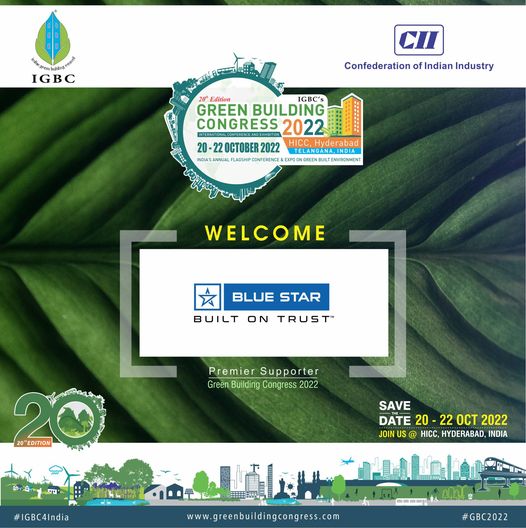 20th edition of India's Flagship Event - Green Building Congress, Hyderabad, Telangana, India
