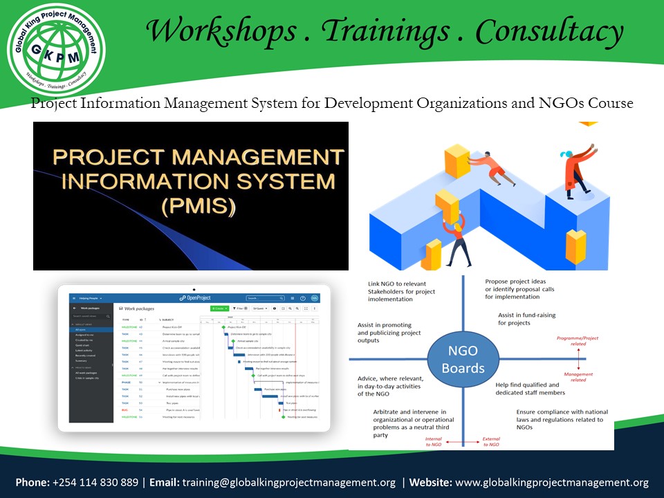 Project Information Management System for Development Organizations and NGOs Course, Nairobi, Nairobi County,Nairobi,Kenya