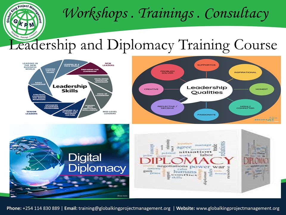 Leadership and Diplomacy Training Course, Nairobi, Nairobi County,Nairobi,Kenya