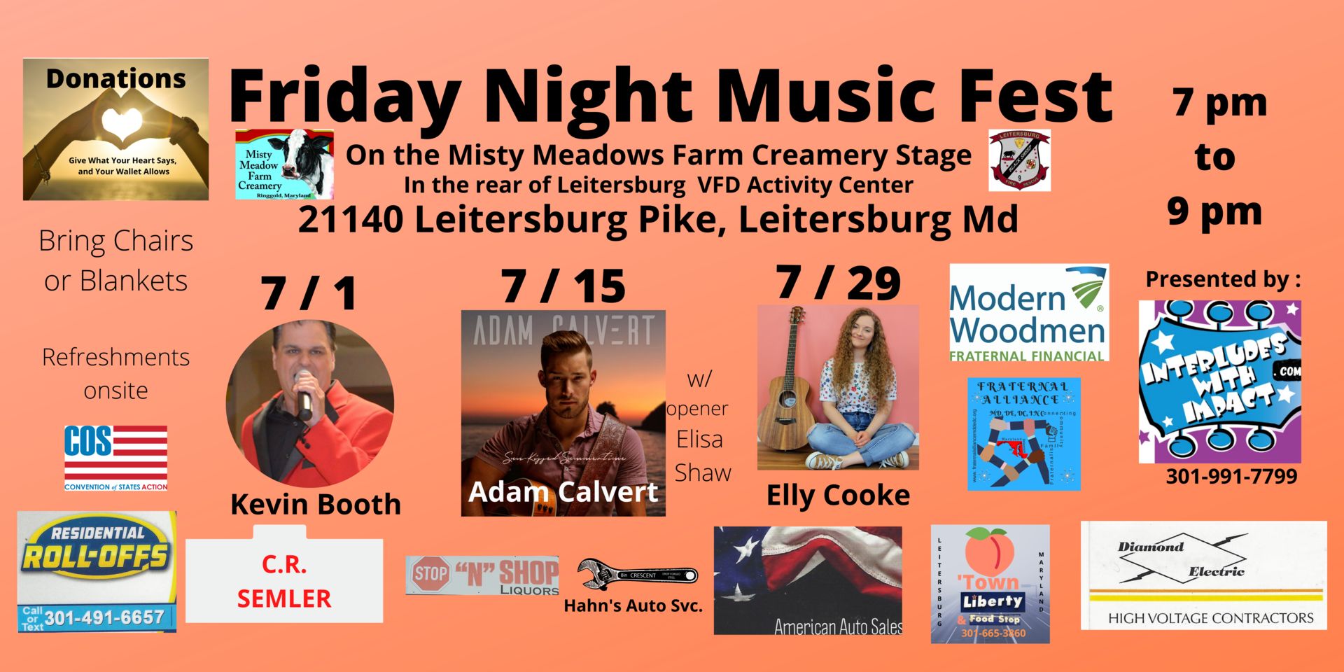2022 Friday Night Music Fest Show #1 Feat ~Kevin Booth, Hagerstown, Maryland, United States