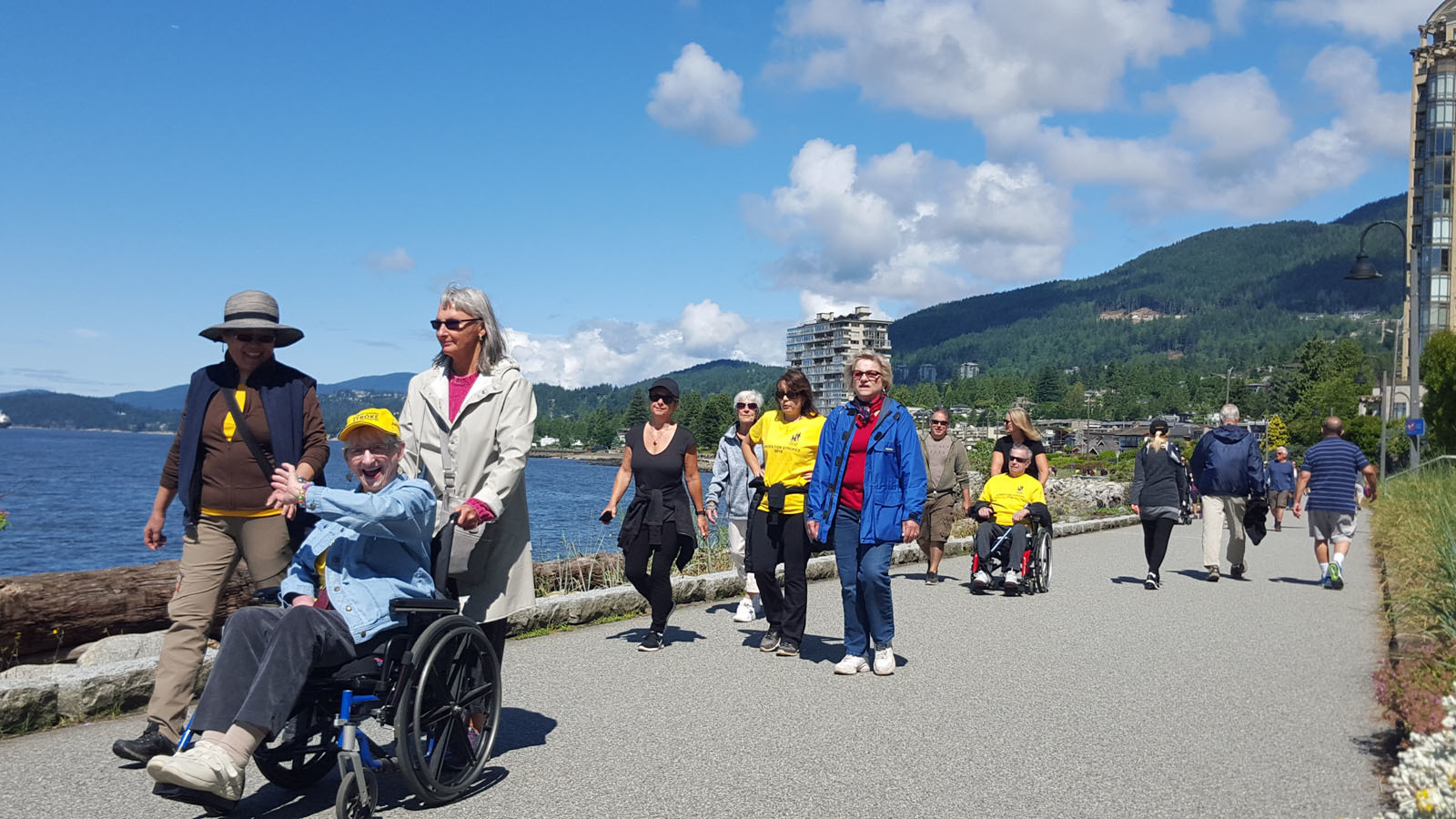 Strides for Strokes Annual Walk, West Vancouver, British Columbia, Canada