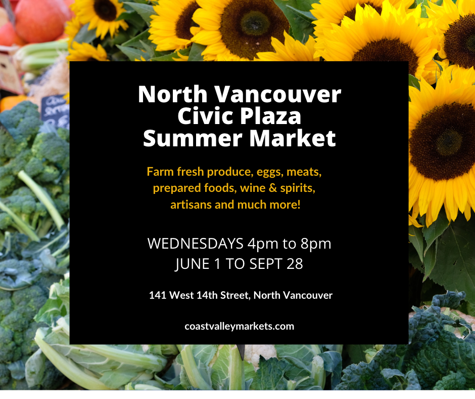 North Vancouver Civic Plaza Summer Market, North Vancouver, British Columbia, Canada
