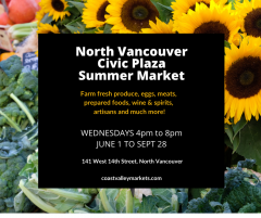 North Vancouver Civic Plaza Summer Market