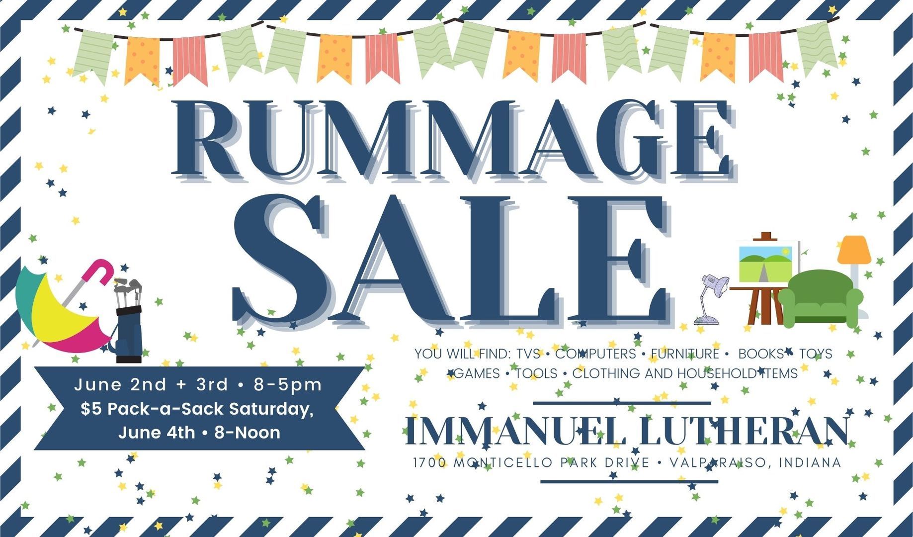 Rummage Sale, Valparaiso, Indiana, United States