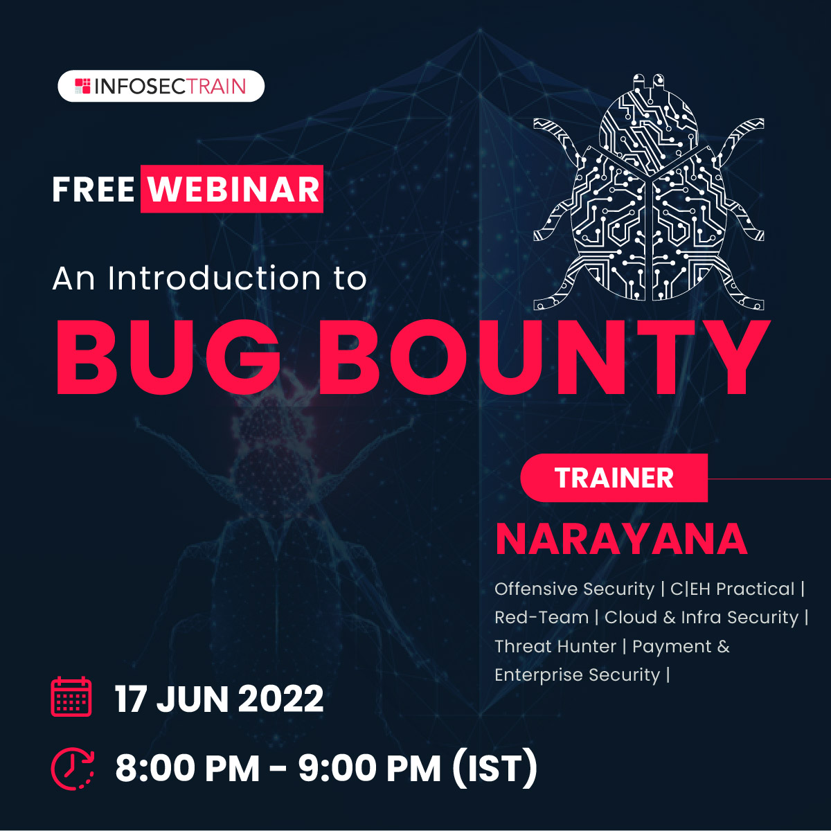 Free Webinar -An Introduction to Bug Bounty, Online Event