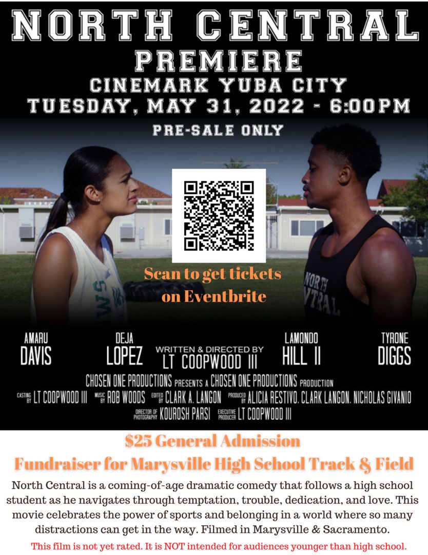 North Central Film Screening and MHS Track Fundraiser, Yuba City, California, United States