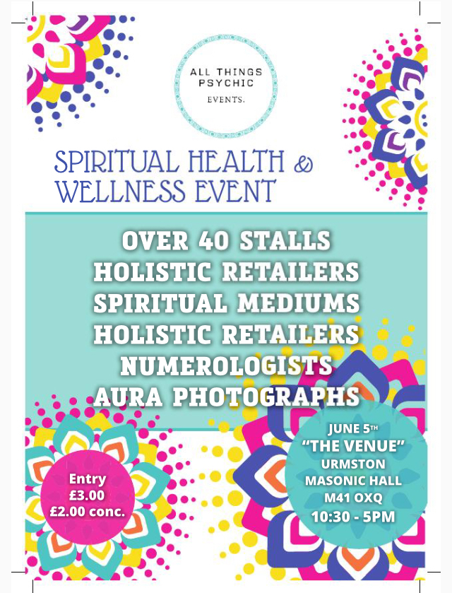 Spiritual Health and Wellness Fayre, Manchester, Greater Manchester, United Kingdom