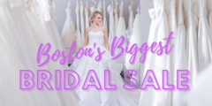 Boston's Biggest Bridal Sale - Wedding Dresses Starting at $99! June 10 & 11 at Wayside in Burlingto
