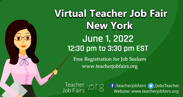 Virtual Teacher Job Fair New York, Online Event