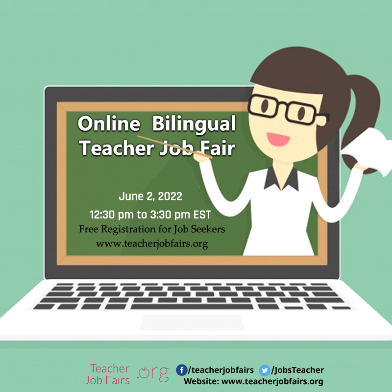 Bilingual Virtual Teacher Job Fair, Online Event